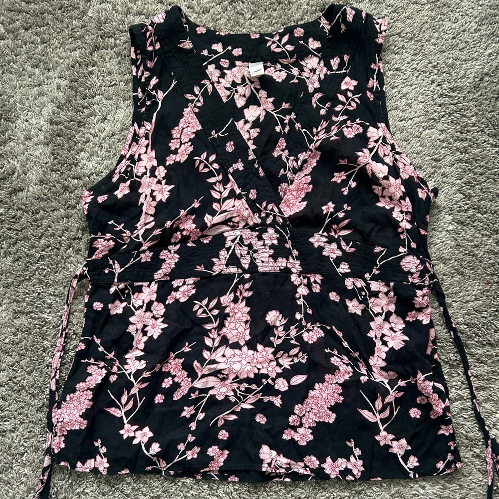 Vintage Cross Over Blouse
